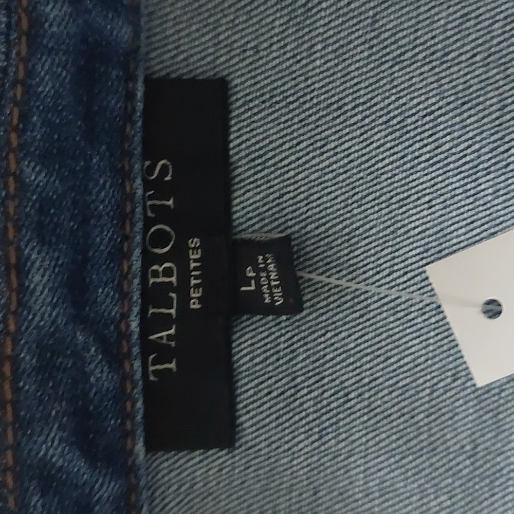 NWT, HOST PICK ,TALBOTS JEAN JACKET, Lp - Picture 10 of 11